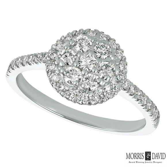 0.75 Carat Natural Diamond Cocktail Ring